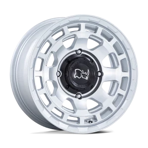 Black Rhino Powersports – CHAMBER UTV – Silver – 14″x7″ 10mm – Summer Wheels – BU002SD14704010